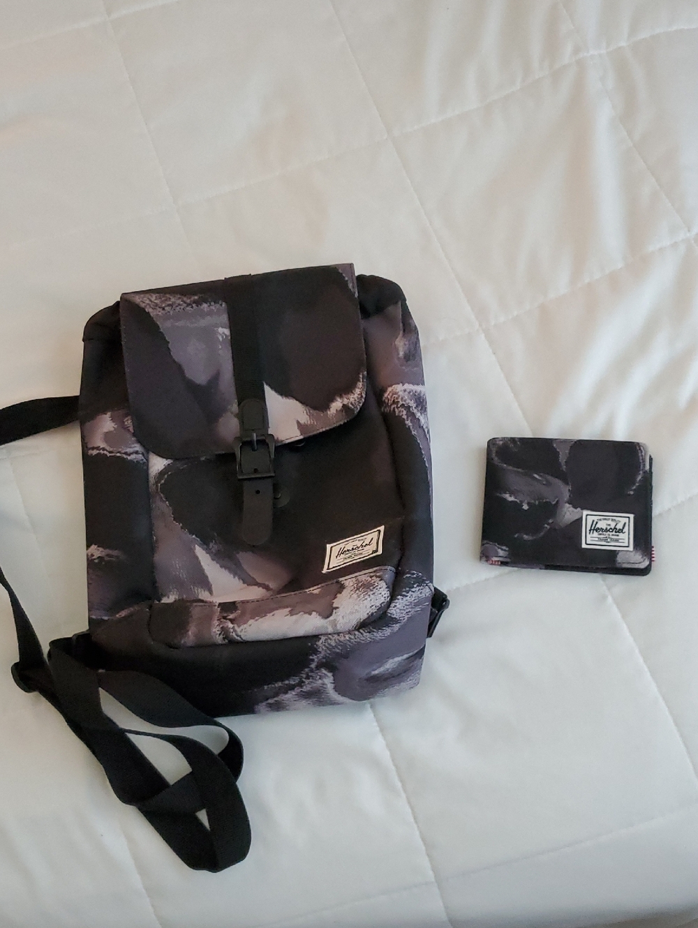 Herschel Tie Dye Bag and Wallet